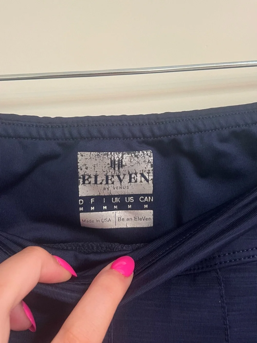 EleVen by Venus Williams Navy and Light Blue Two-Tone Tennis Skirt